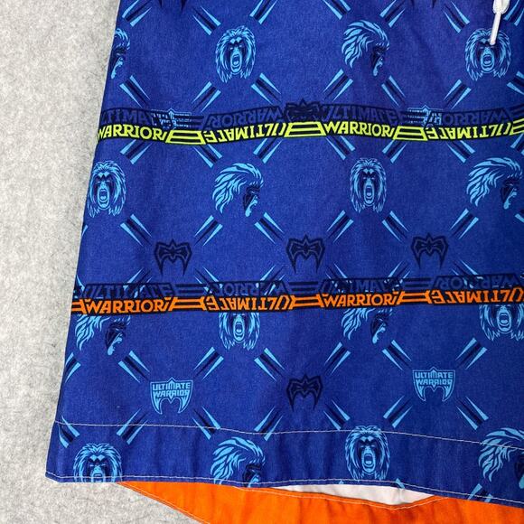 WWE Boys M Ultimate Warrior Swim Trunks Shorts Liner - Picture 5 of 9